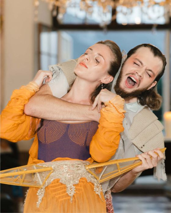 Szenenbild aus der Aufführung im Schloss Leopoldskron