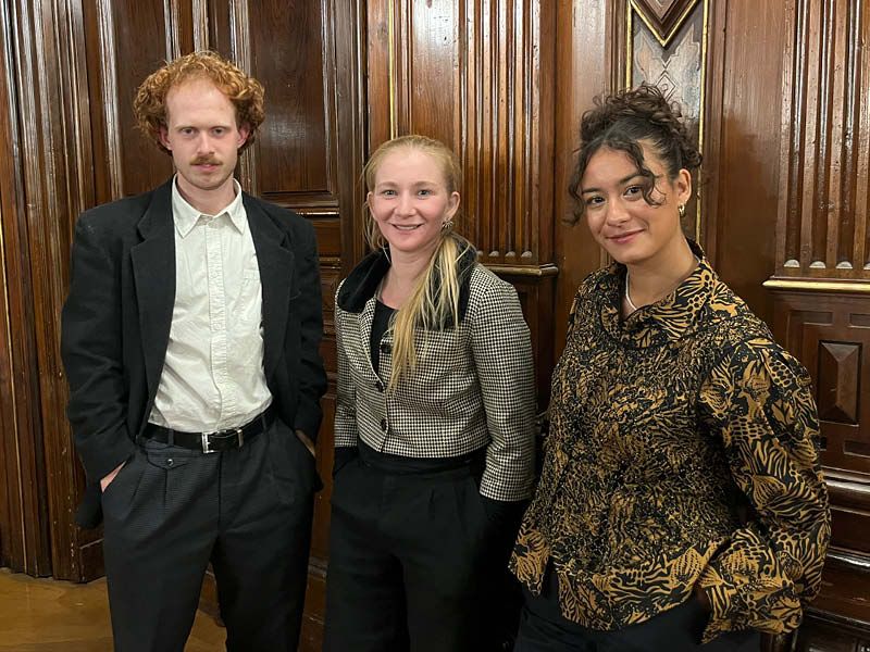 Felix Caspar Künzli, Vivienne Causemann und Miriam Bahri