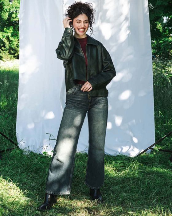 Ganzkörperaufnahme, draußen