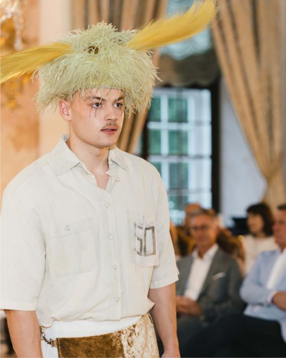 Szenenbild aus der Aufführung im Schloss Leopoldskron