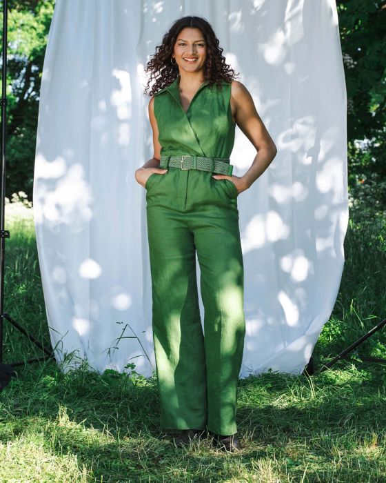 Ganzkörperaufnahme, draußen